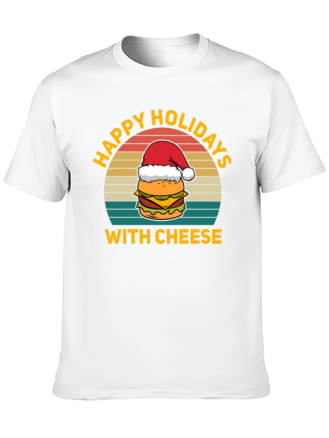 Festive Cheese Burger Graphic Tee