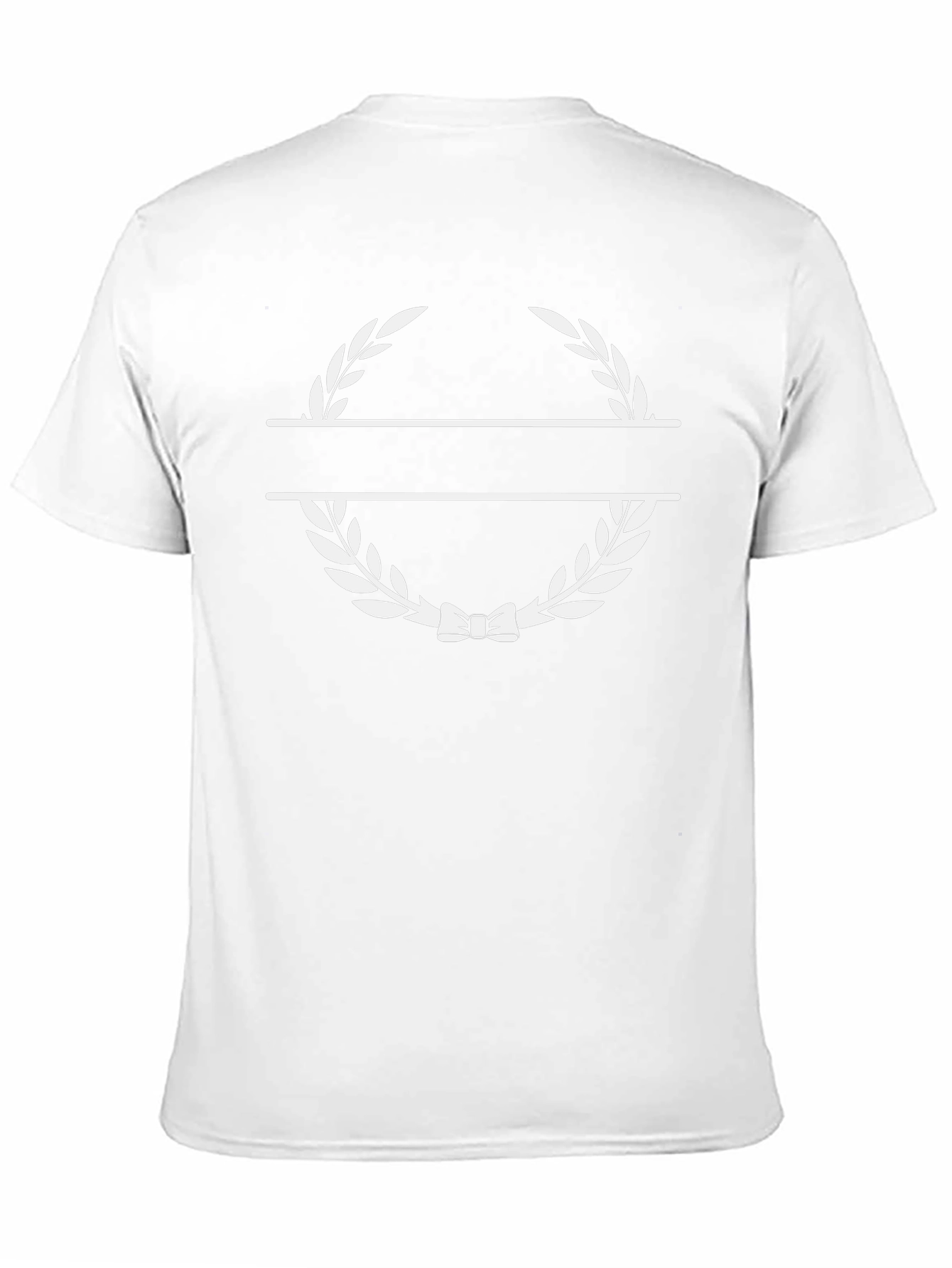 Monogram Laurel Wreath Black T-Shirt