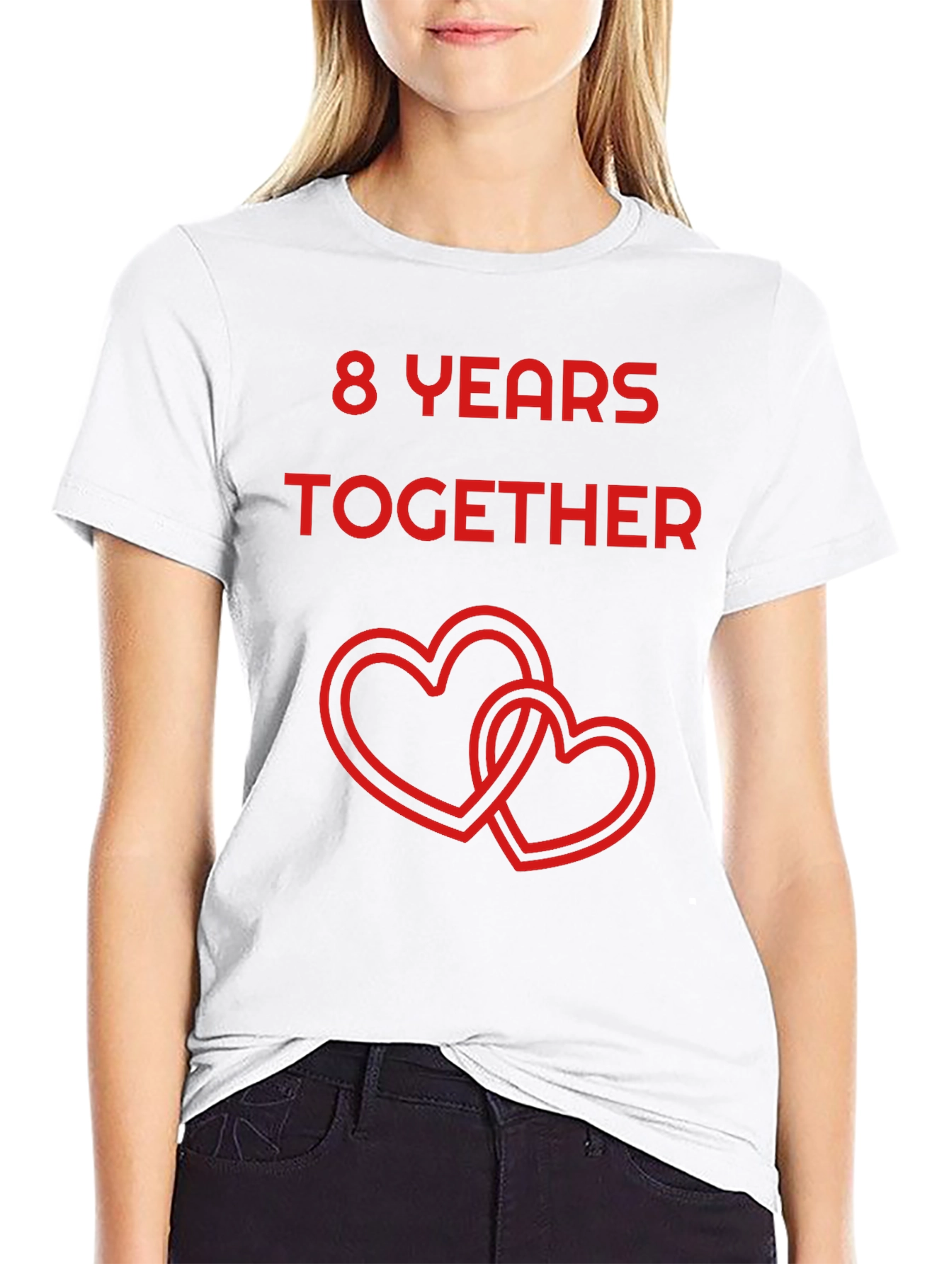 8 Years Together Anniversary T-Shirt