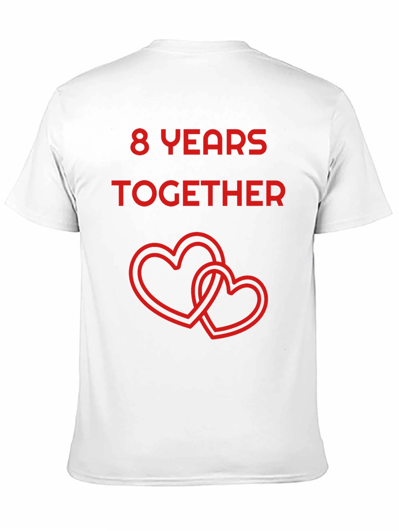 8 Years Together Anniversary T-Shirt