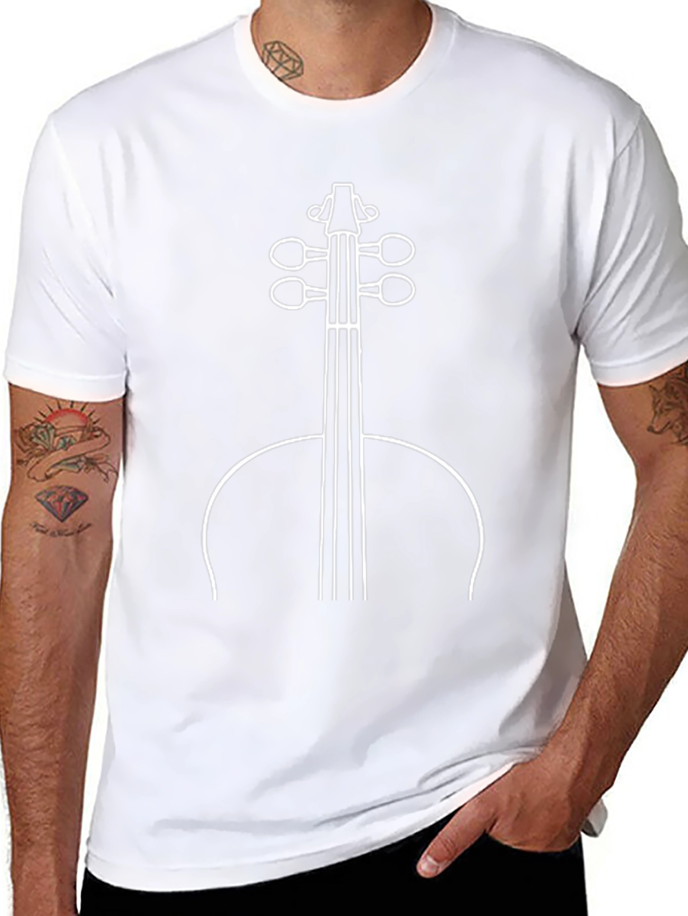 Cello Graphic Tee - Music Lover T-Shirt