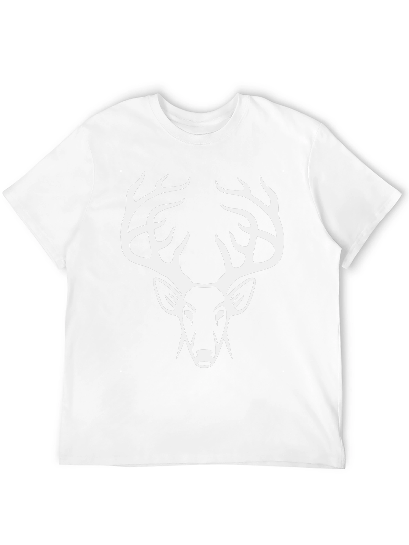 Black Deer Head Graphic Tee