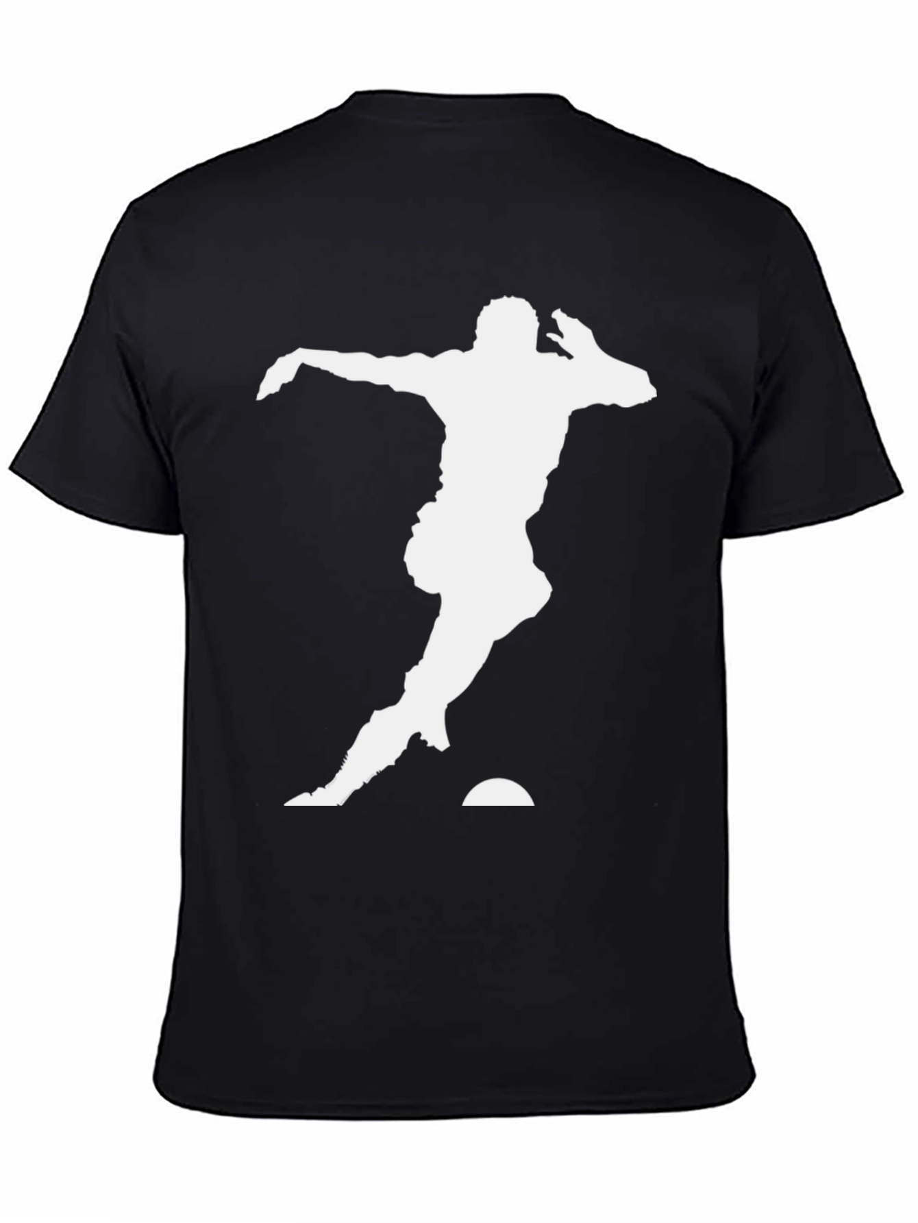 Athlete Silhouette Black Tee