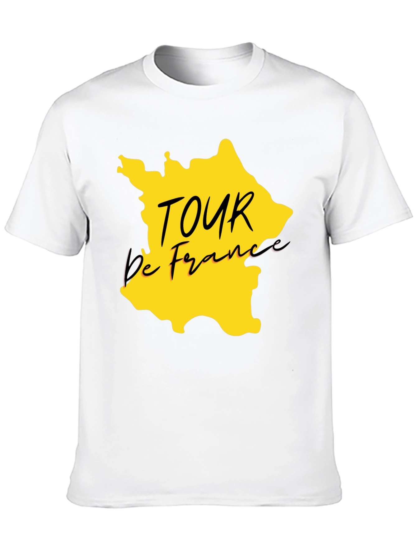 Tour de France Graphic T-Shirt - Black Cotton Tee