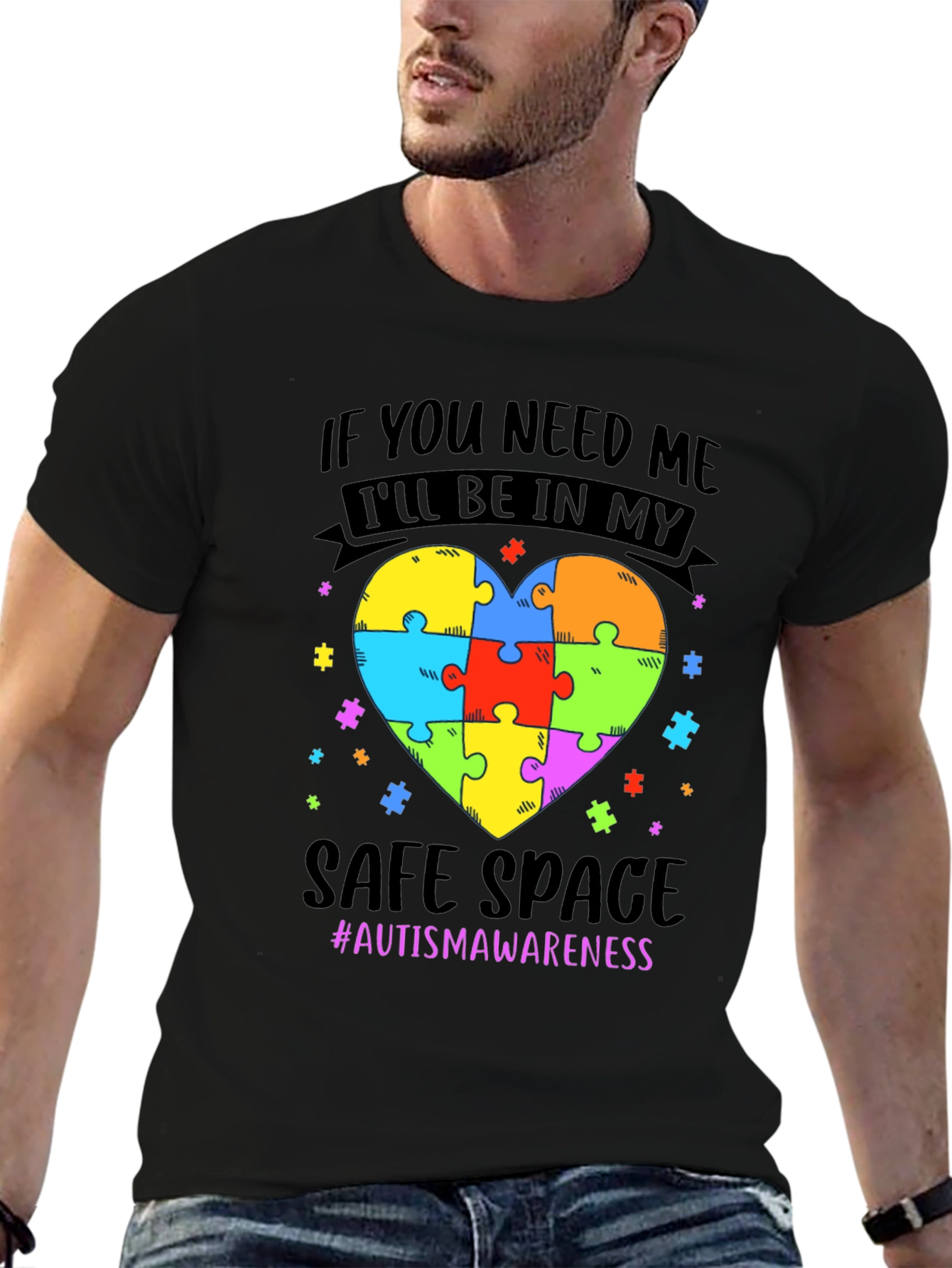 Autism Awareness Safe Space T-Shirt
