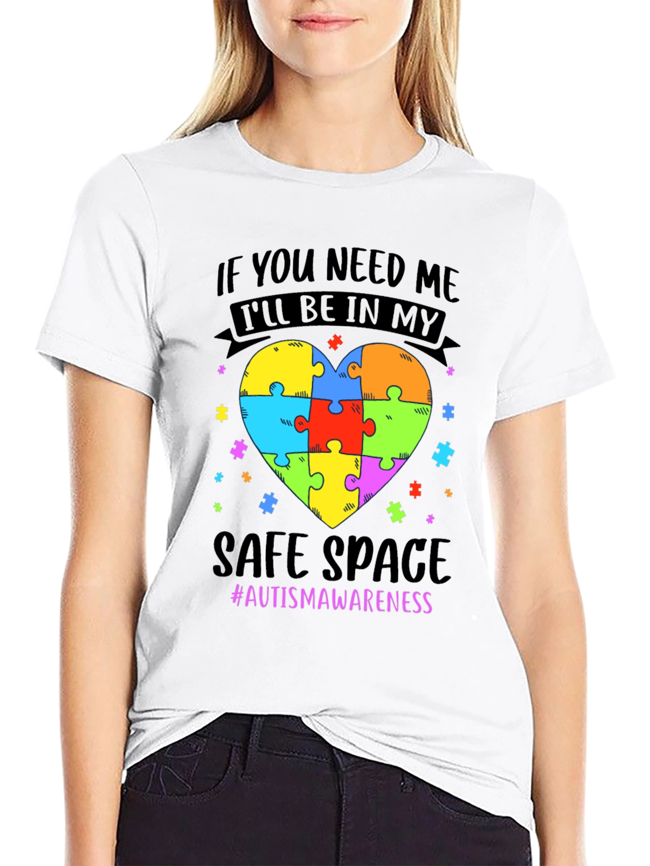 Autism Awareness Safe Space T-Shirt