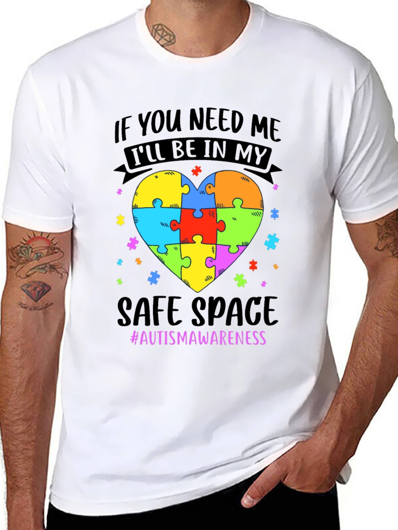 Autism Awareness Safe Space T-Shirt