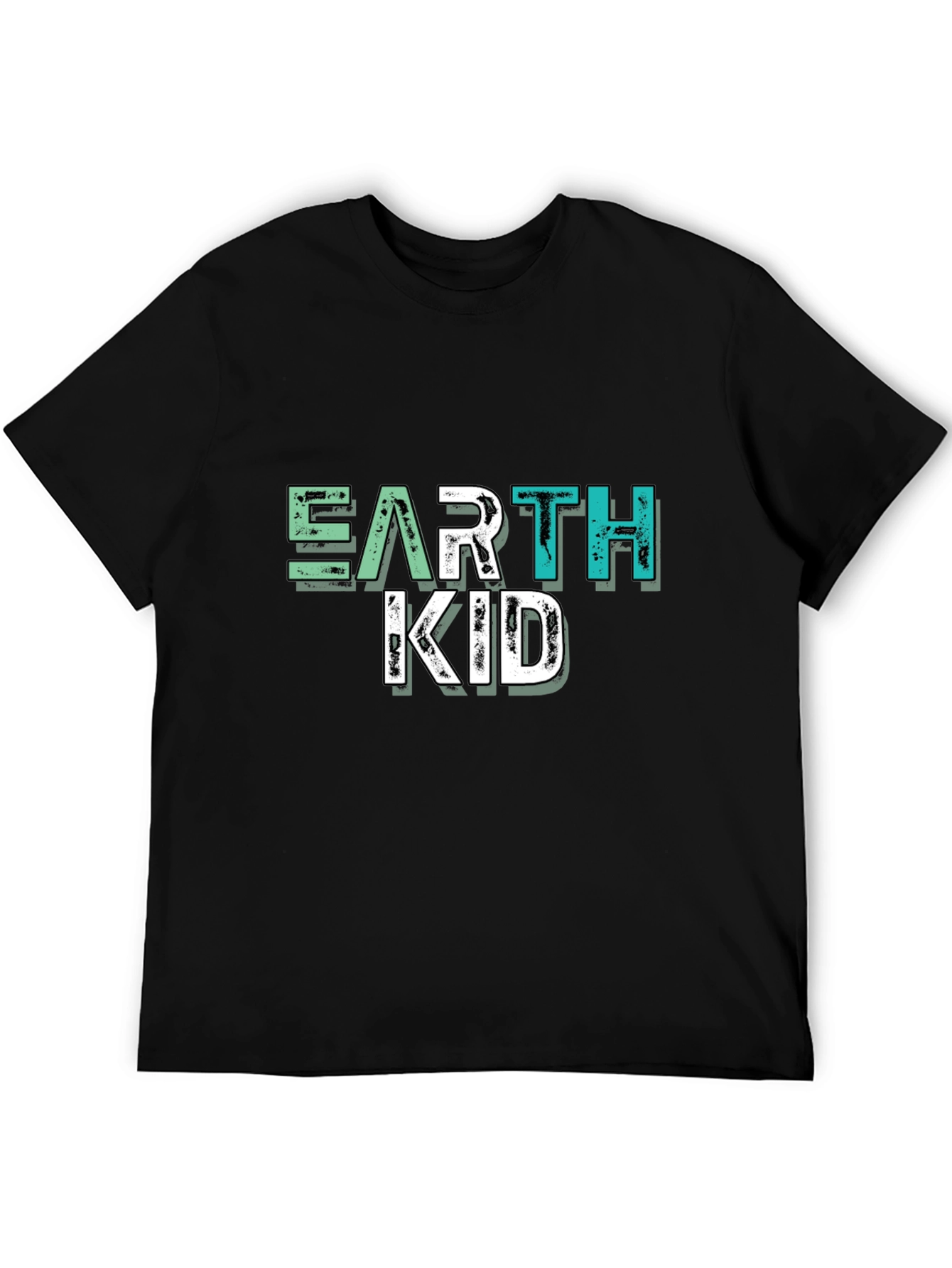 Earth Kid Graphic T-Shirt - Black