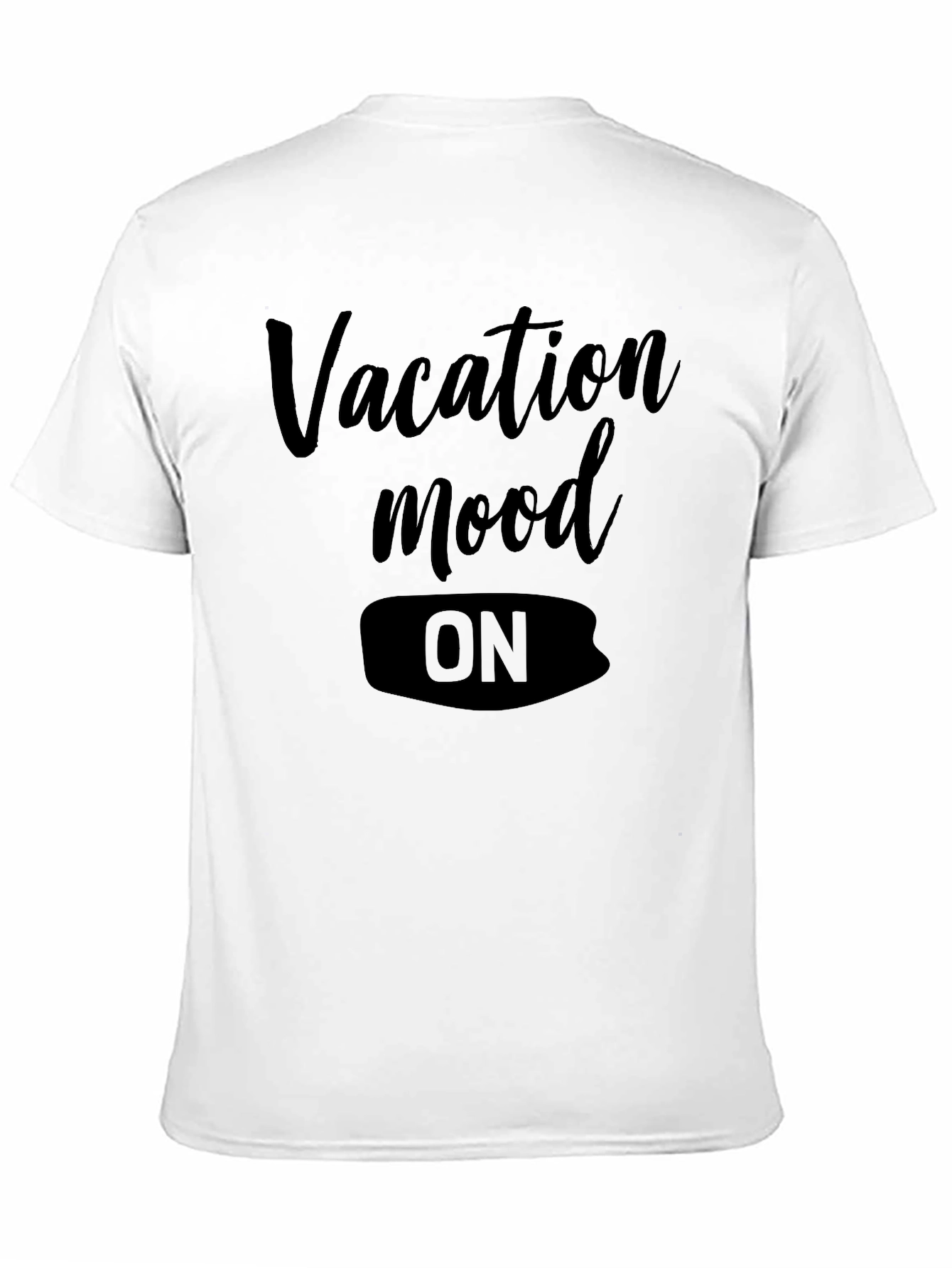 Vacation Mode ON Black T-Shirt