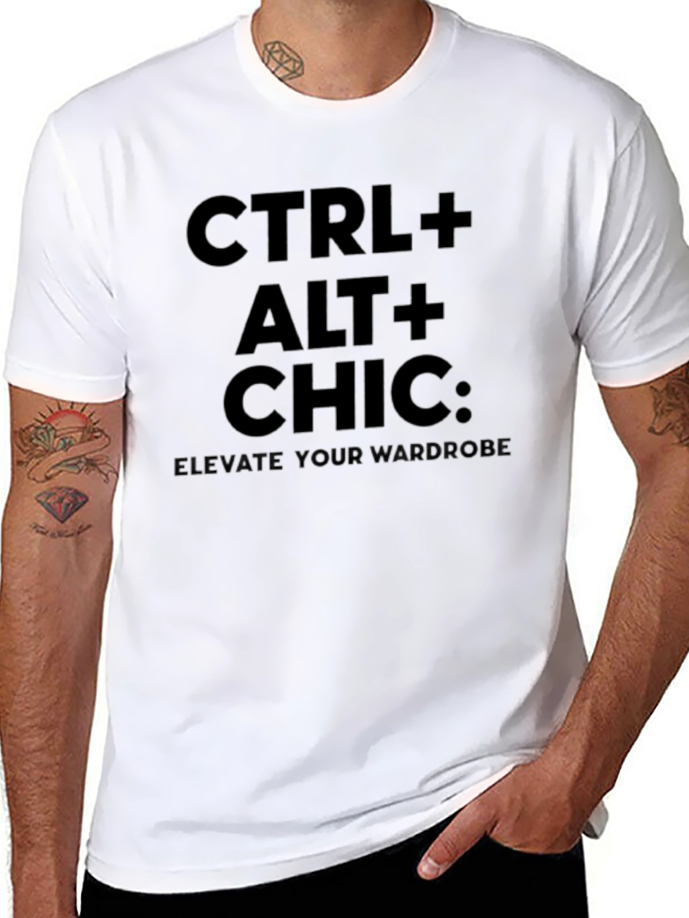 CTRL ALT Chic T-Shirt - Elevate Your Wardrobe