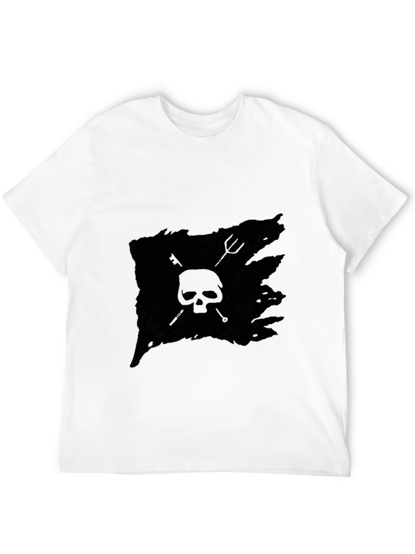 Black Pirate Flag Skull T-Shirt