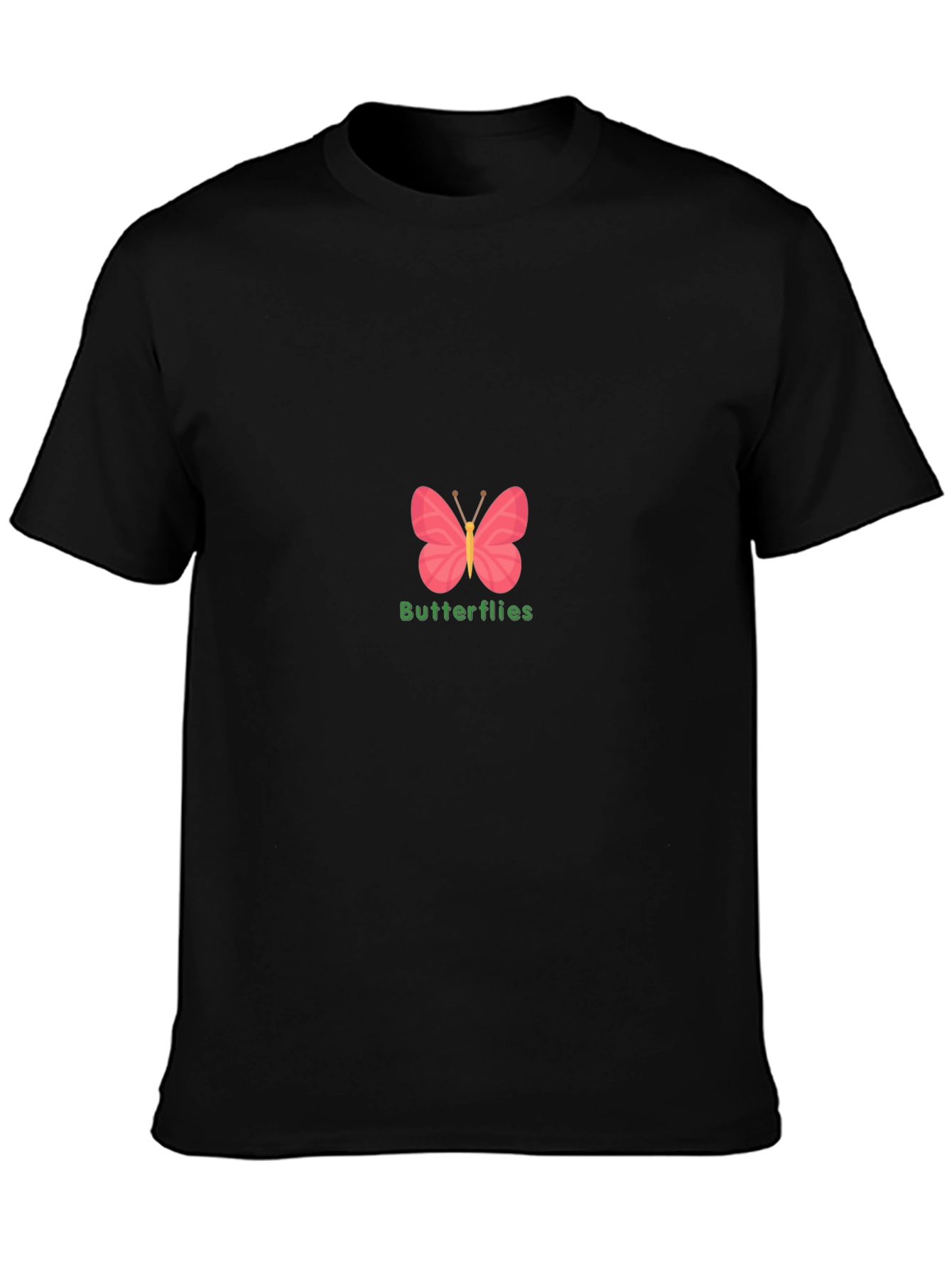 Black Butterflies Graphic T-Shirt