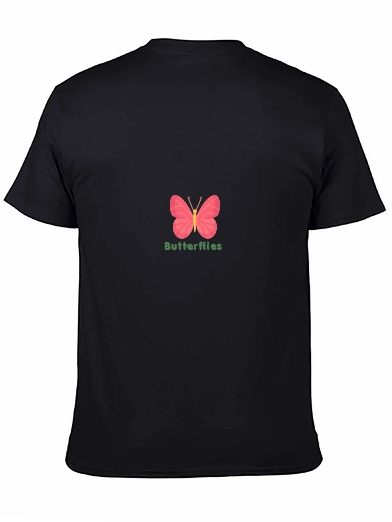 Black Butterflies Graphic T-Shirt
