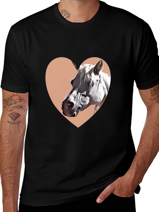 Horse Heart Graphic Tee - Unisex