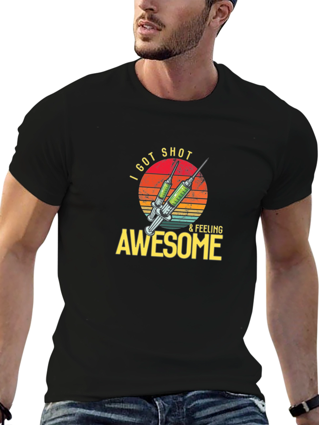 I Got Shot & Feeling Awesome T-Shirt
