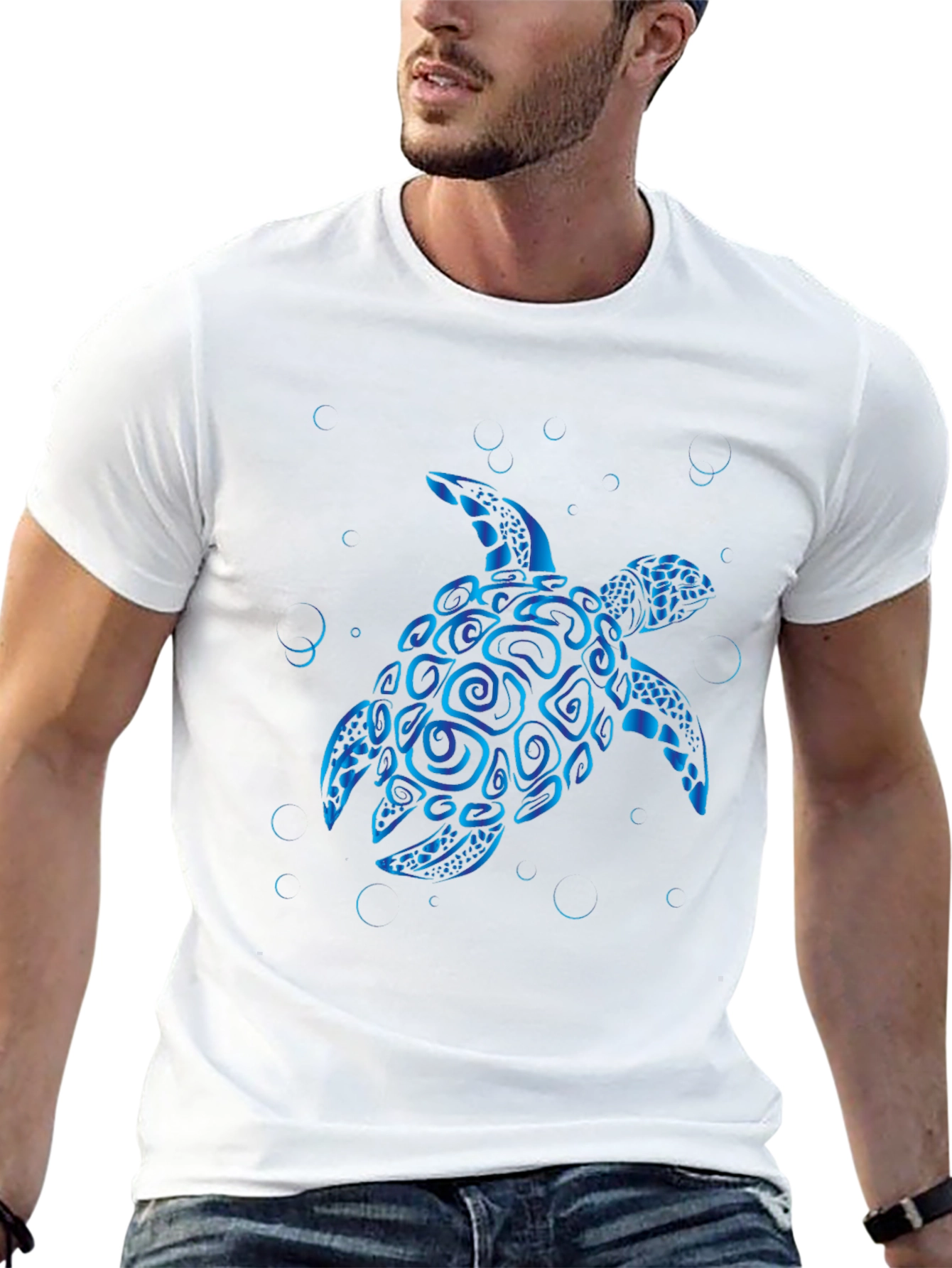 Sea Turtle Graphic Tee - Ocean Lover Shirt