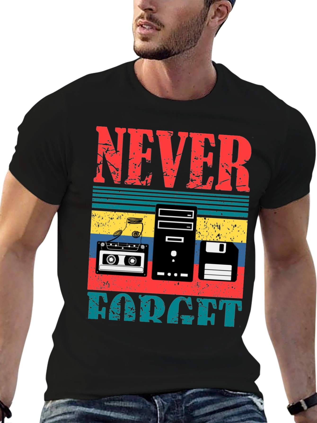 Retro Never Forget Graphic Tee