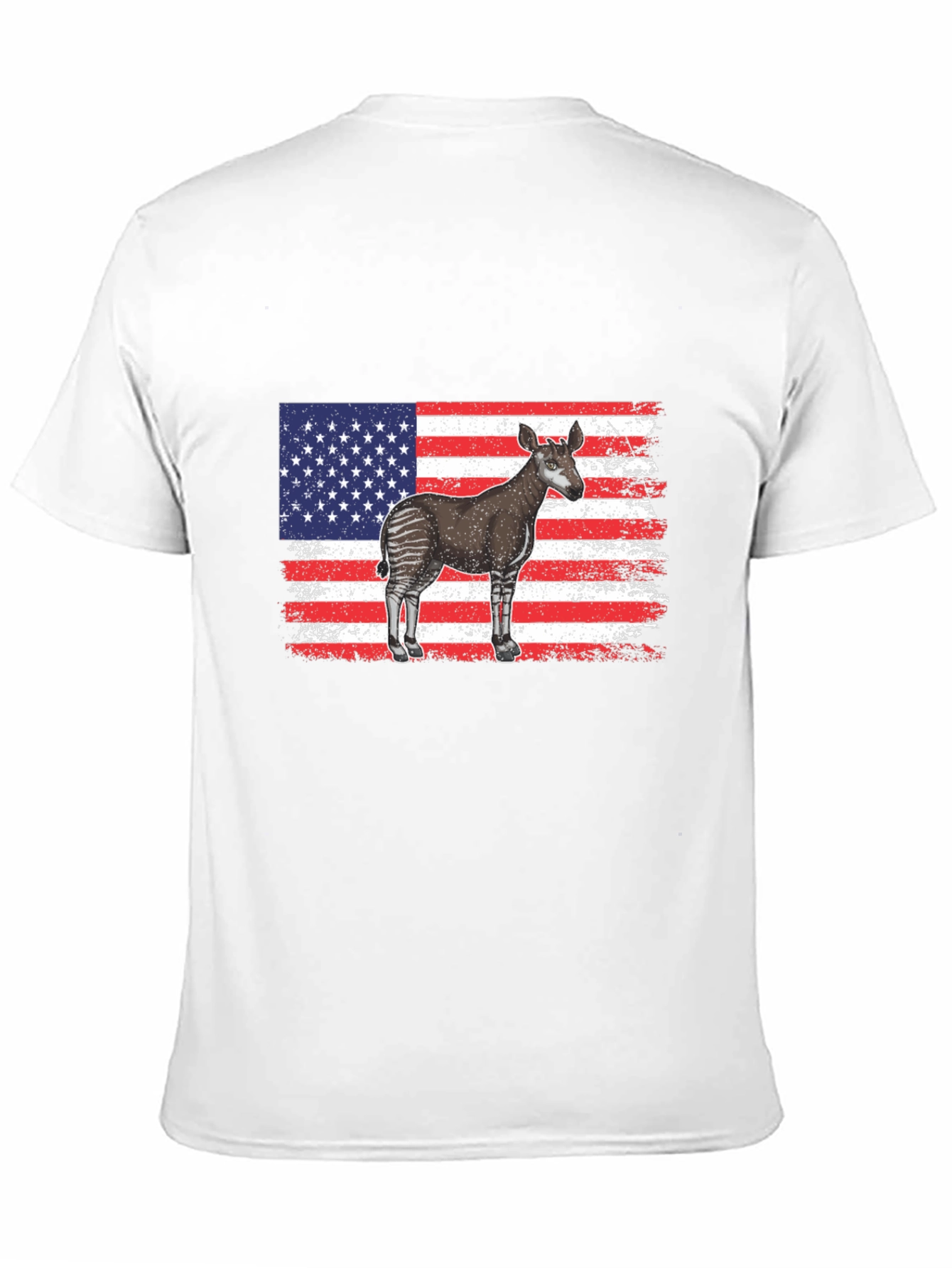 American Flag Okapi T-Shirt
