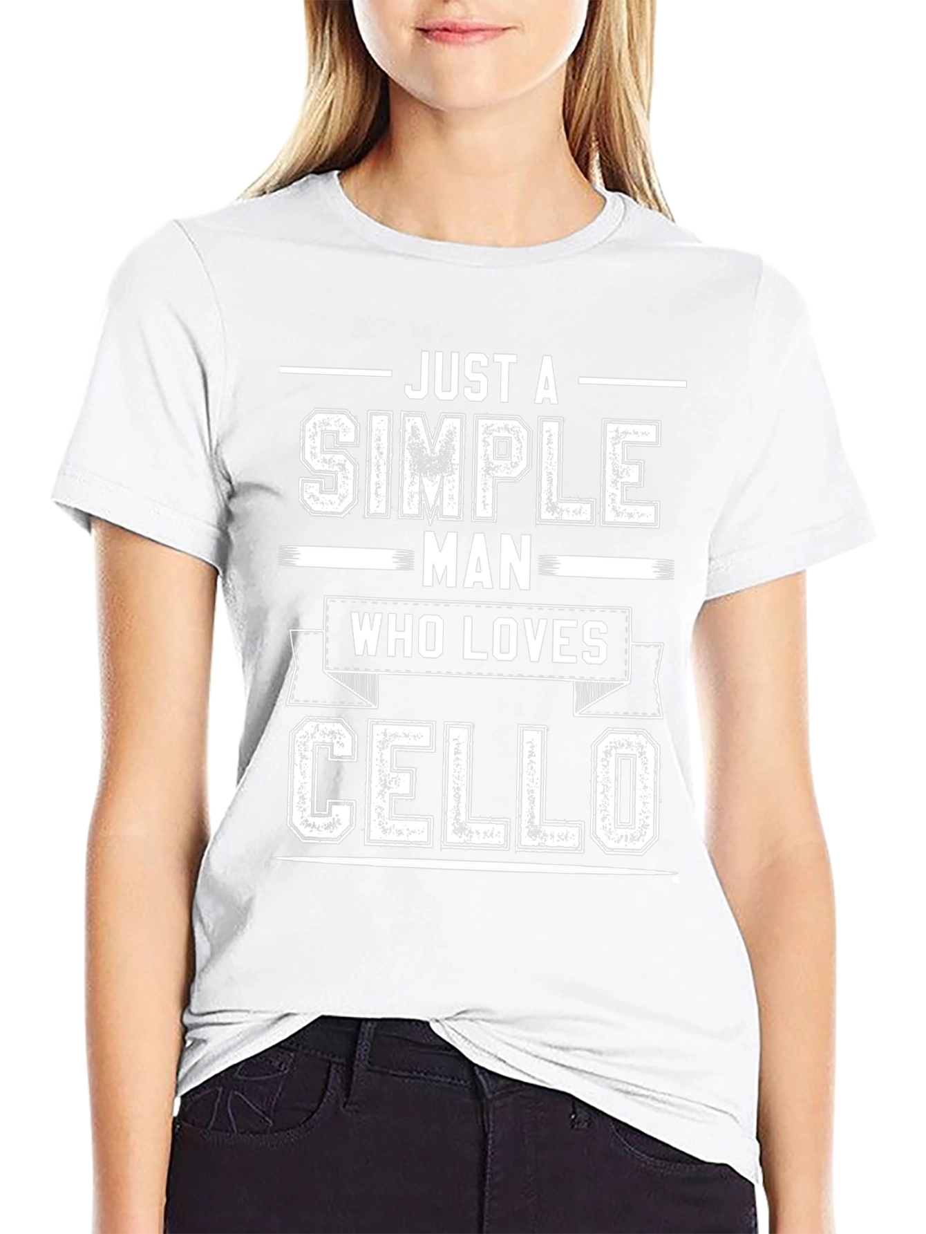 Simple Man Cello Graphic Tee