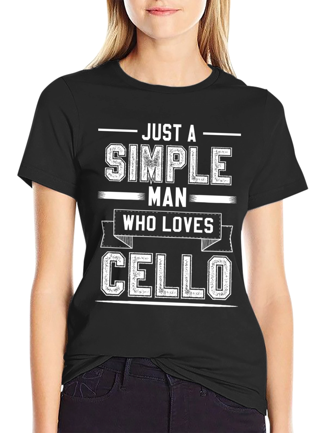 Simple Man Cello Graphic Tee