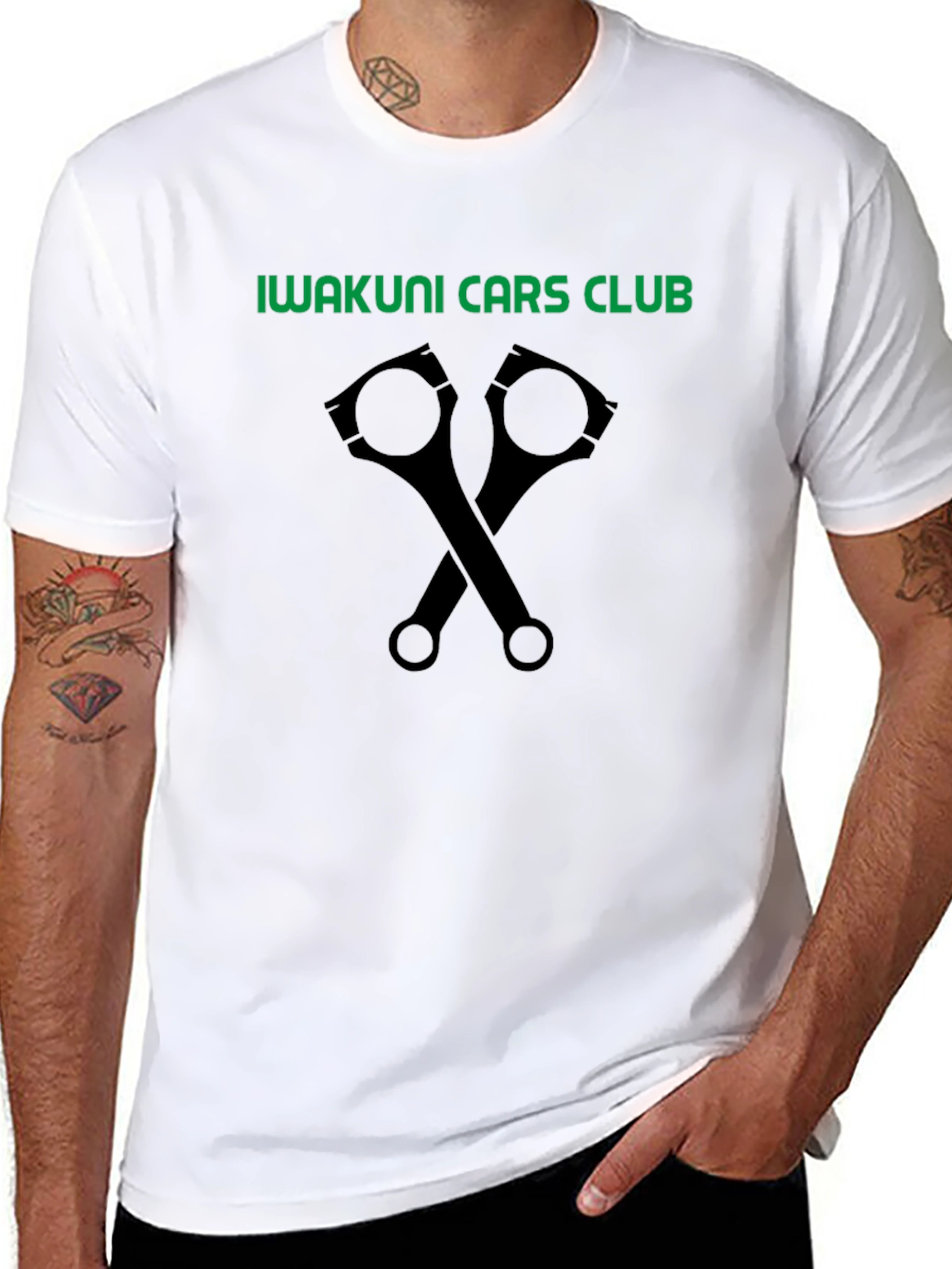 Iwakuni Cars Club Black T-Shirt