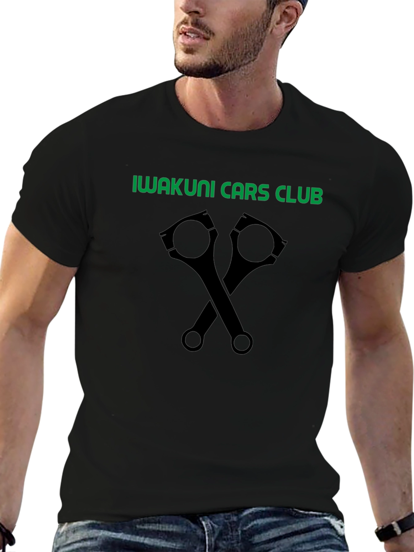 Iwakuni Cars Club Black T-Shirt