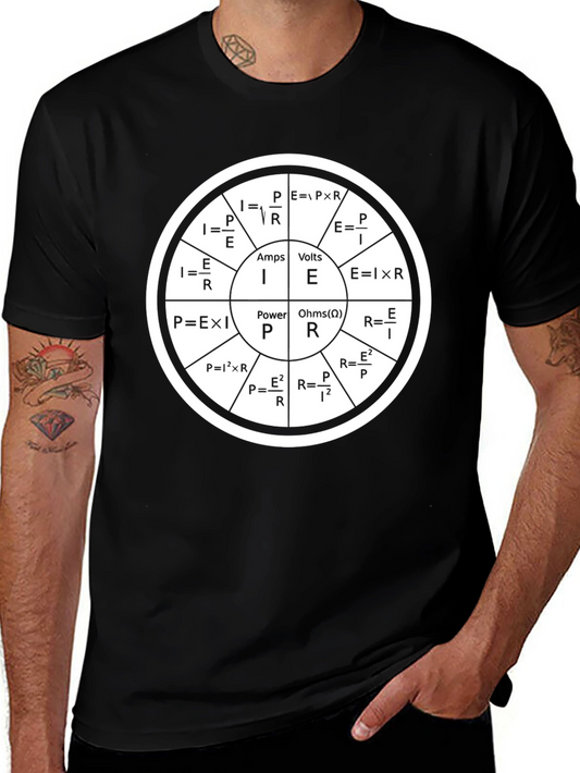 Electrical Engineering Formula T-Shirt - Black