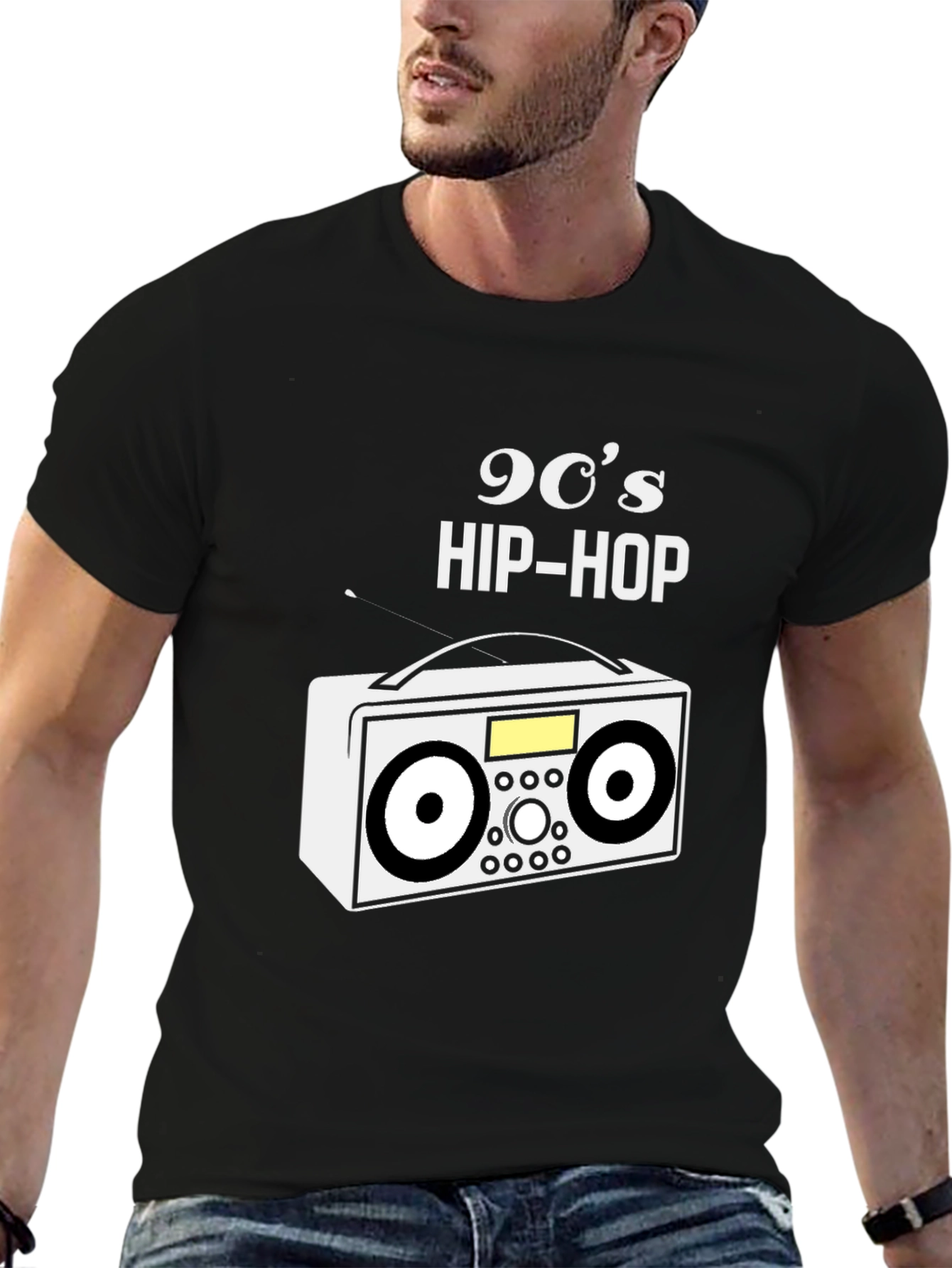 90s Hip-Hop Radio Graphic Tee