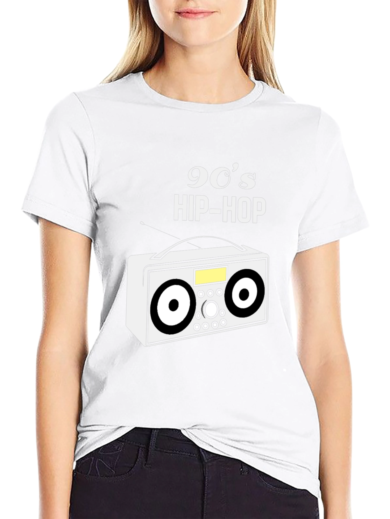 90s Hip-Hop Radio Graphic Tee