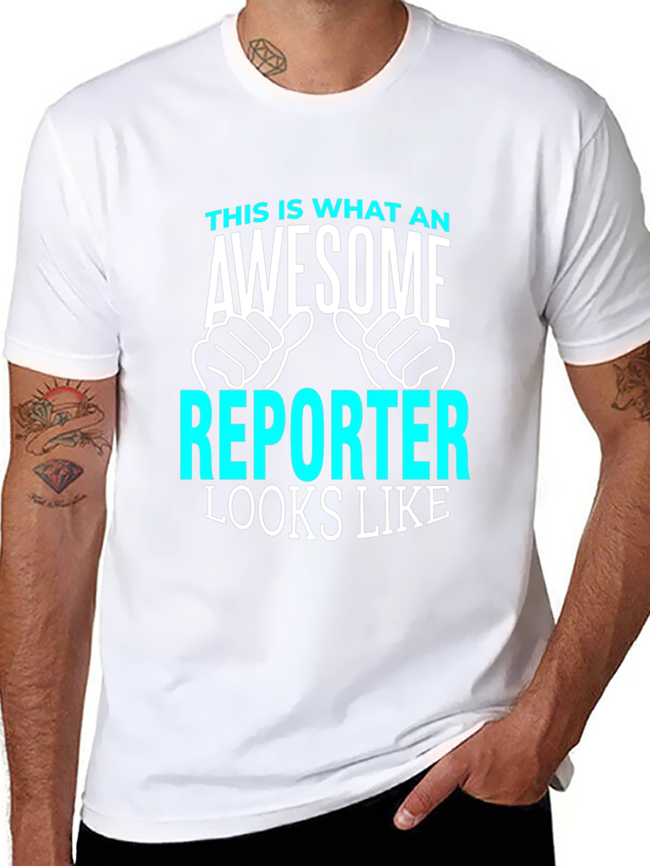 Awesome Reporter T-Shirt - Funny Job Pride Tee