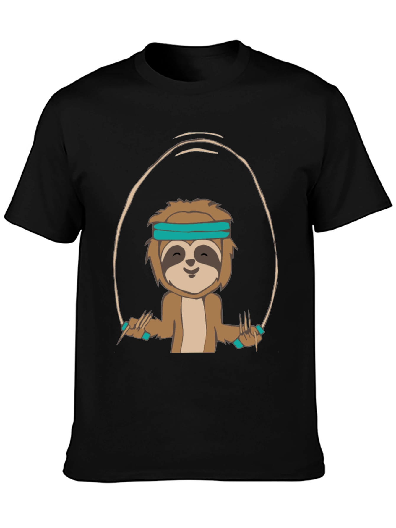 Sloth Jumping Rope Graphic Tee