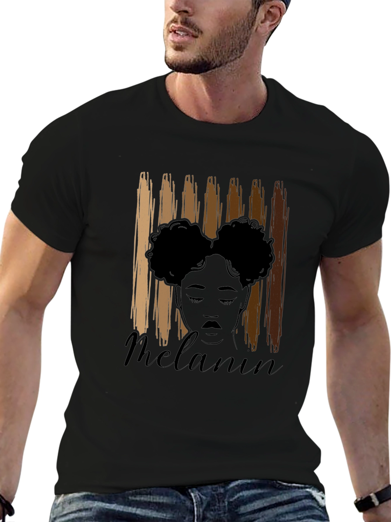 Melanin Magic Graphic Tee - Black Unisex Shirt