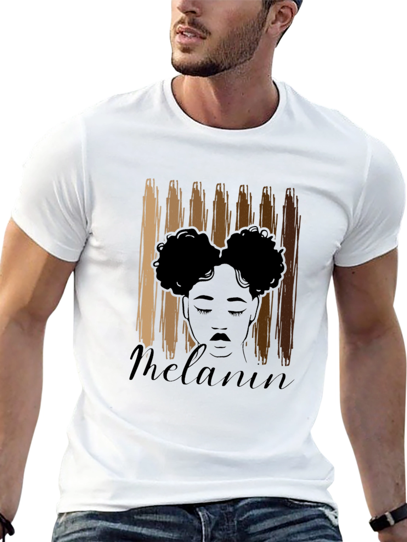 Melanin Magic Graphic Tee - Black Unisex Shirt