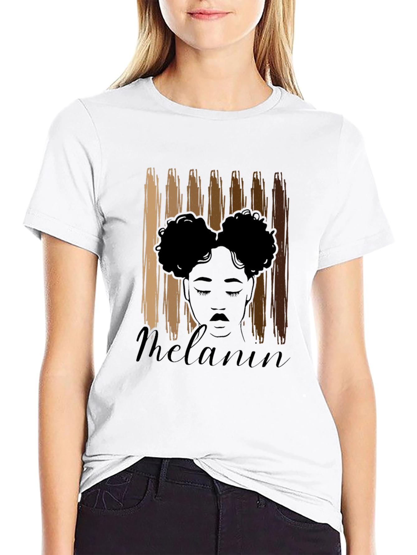 Melanin Magic Graphic Tee - Black Unisex Shirt