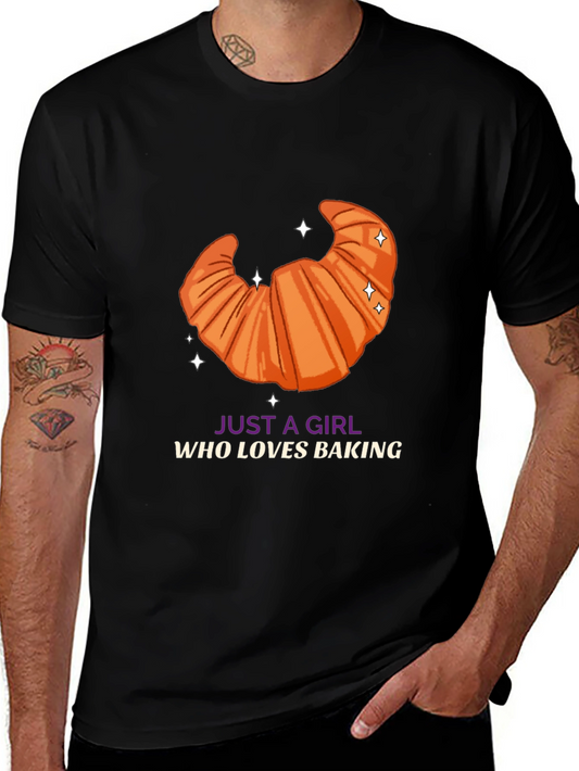 Baking Lover T-Shirt - Croissant Design