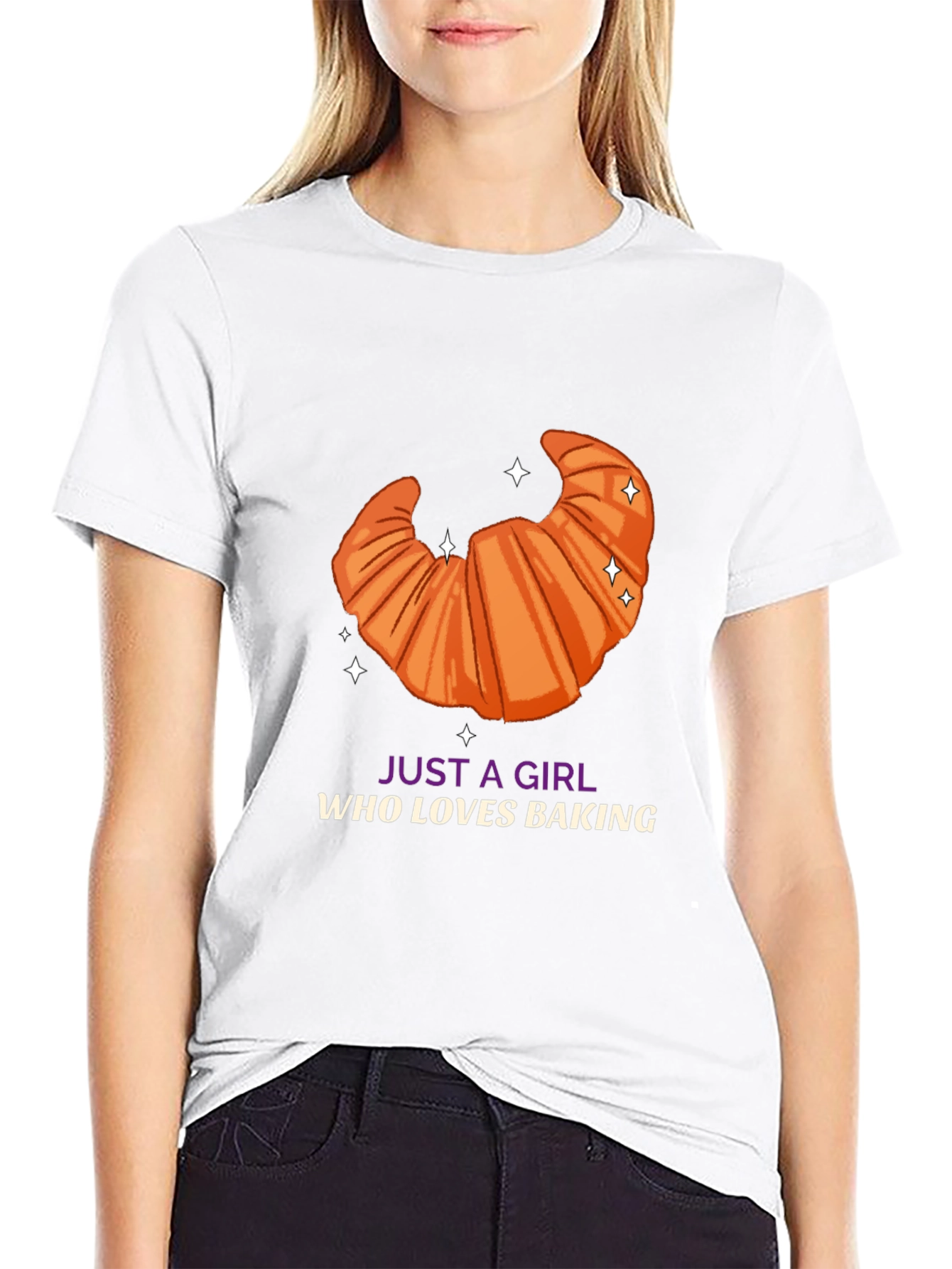 Baking Lover T-Shirt - Croissant Design