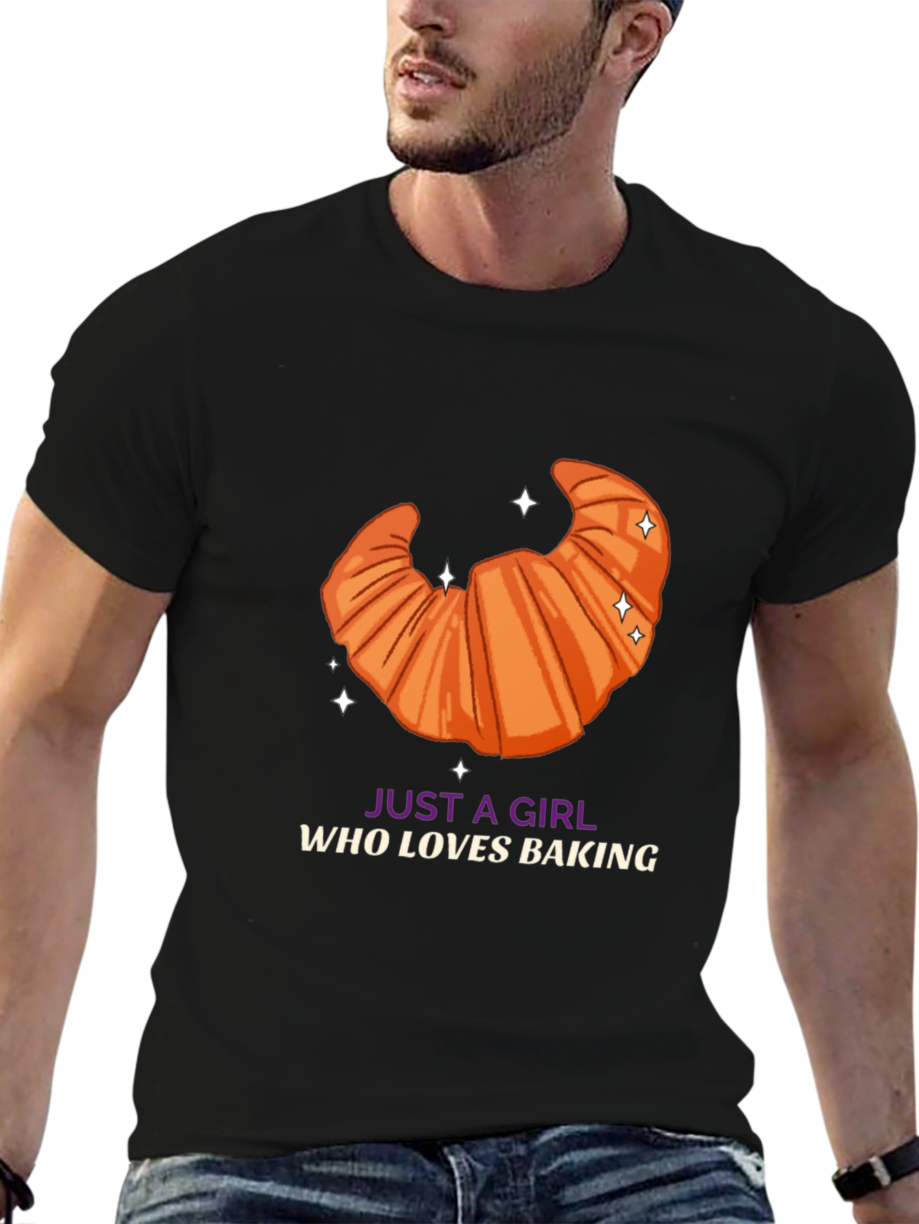 Baking Lover T-Shirt - Croissant Design