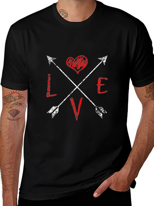 LOVE Arrow Graphic Print T-Shirt
