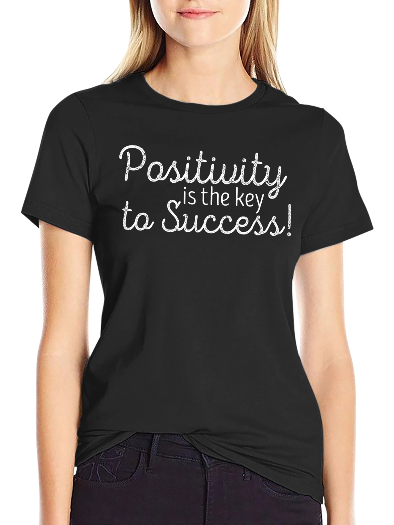 Positivity is Key T-Shirt - Motivational Graphic Tee