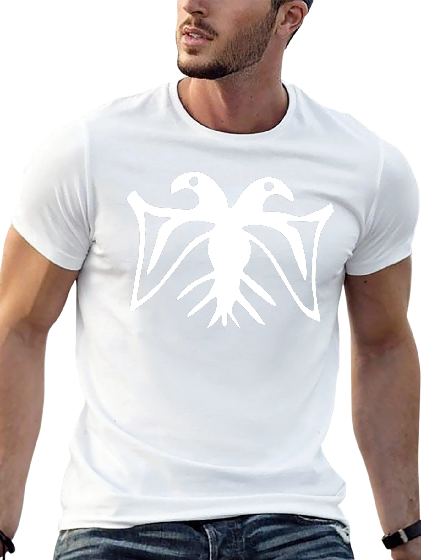 Unique Two-Headed Eagle Graphic Tee