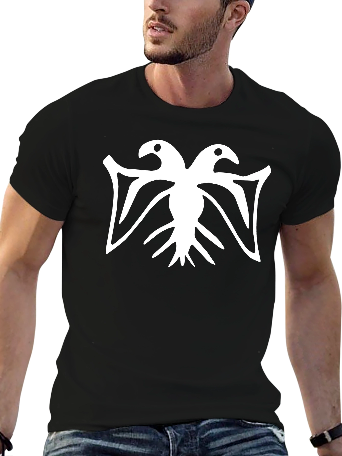 Unique Two-Headed Eagle Graphic Tee