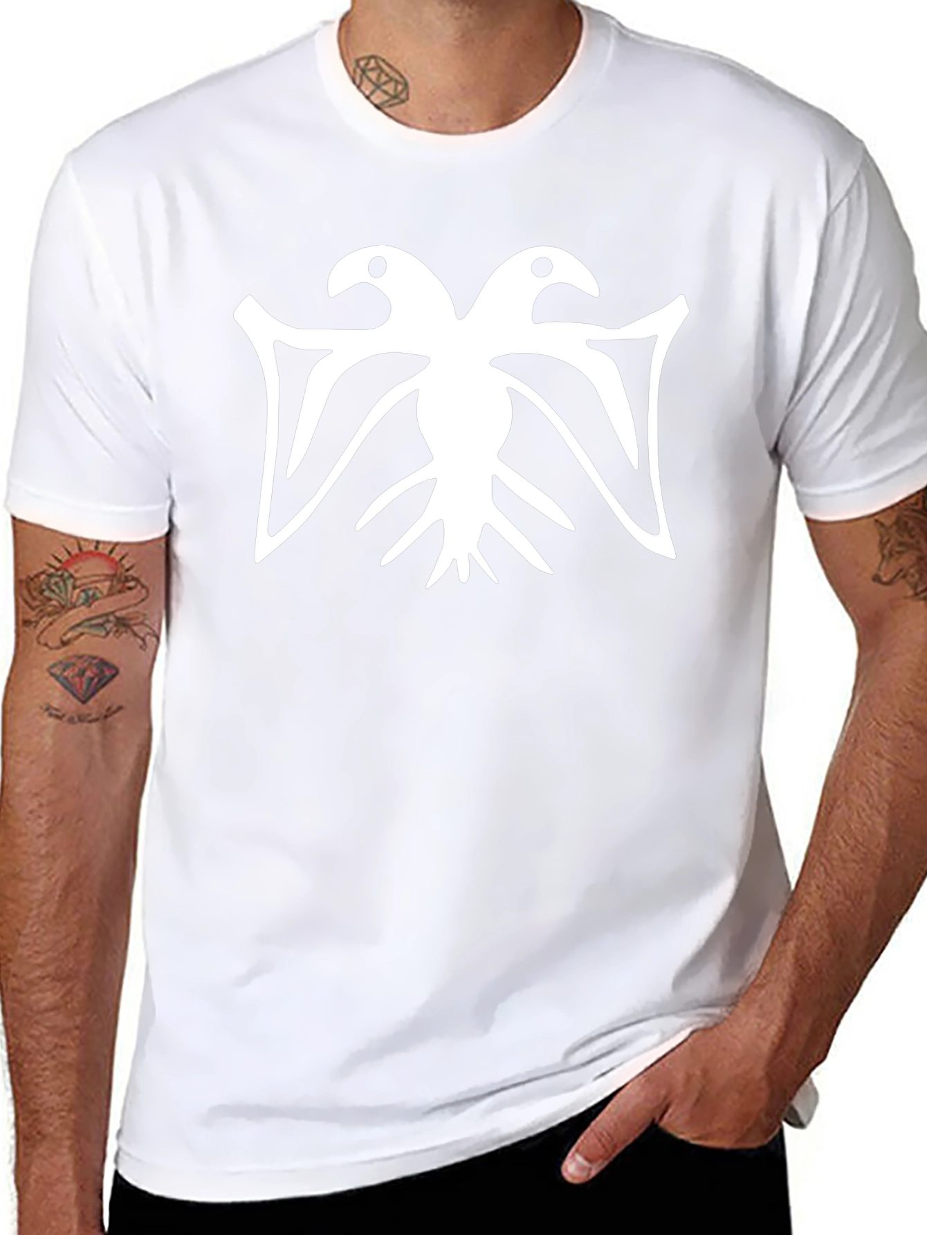 Unique Two-Headed Eagle Graphic Tee