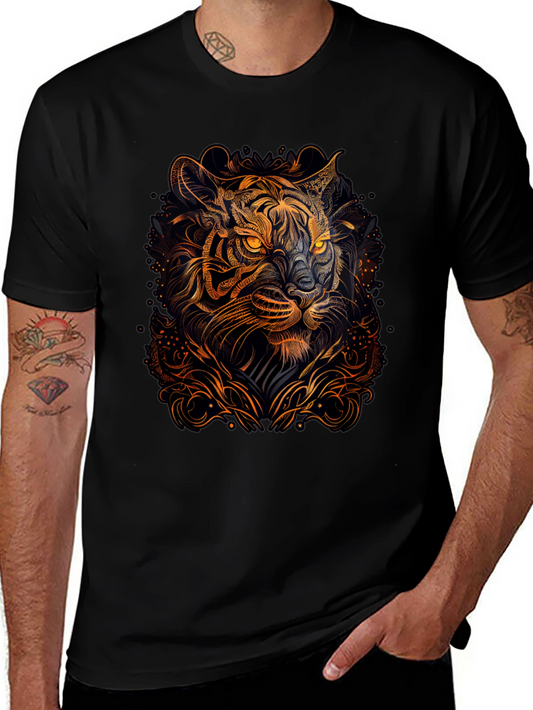 Tiger Graphic Black T-Shirt