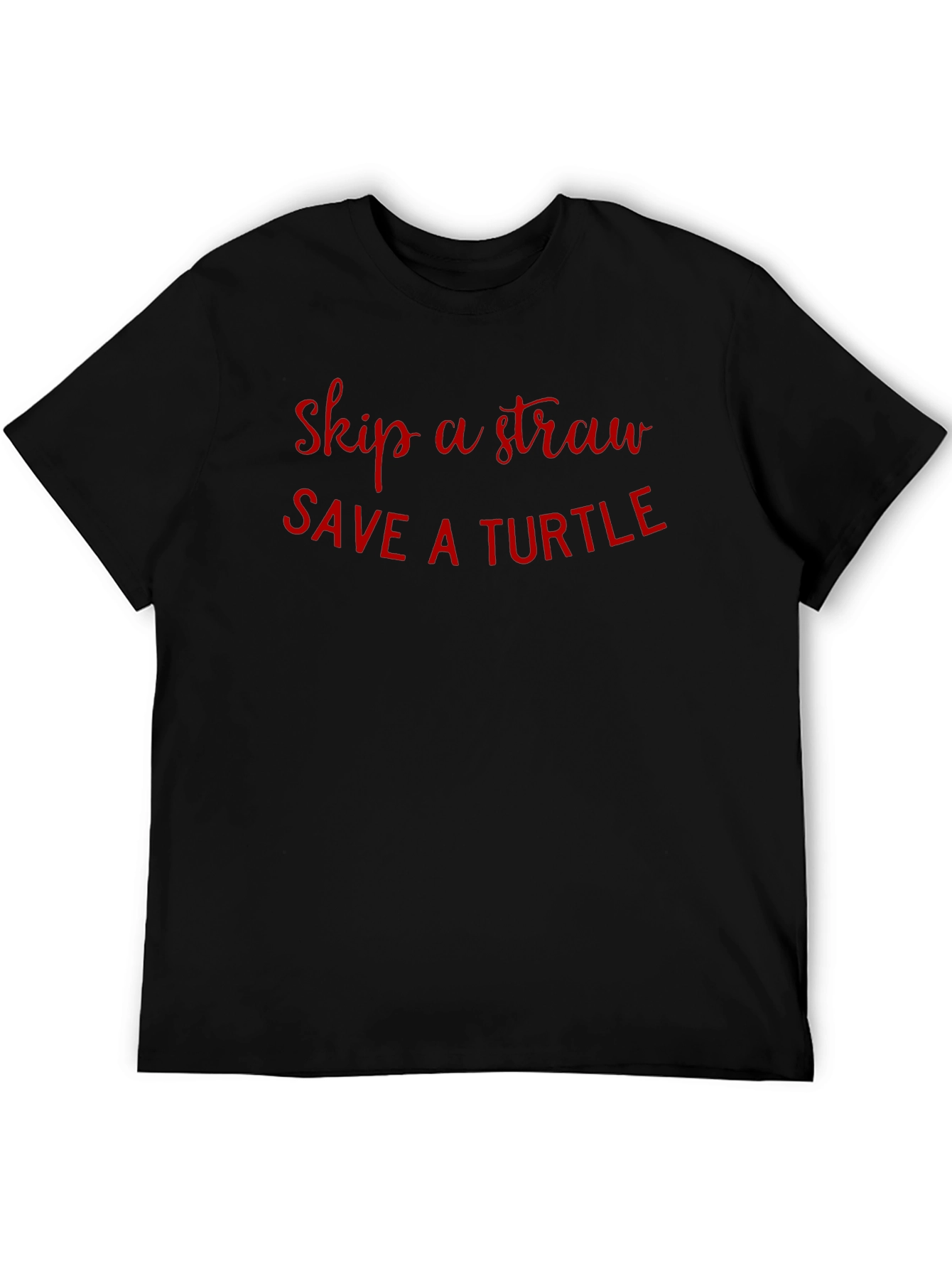 Skip A Straw Save A Turtle Graphic Tee