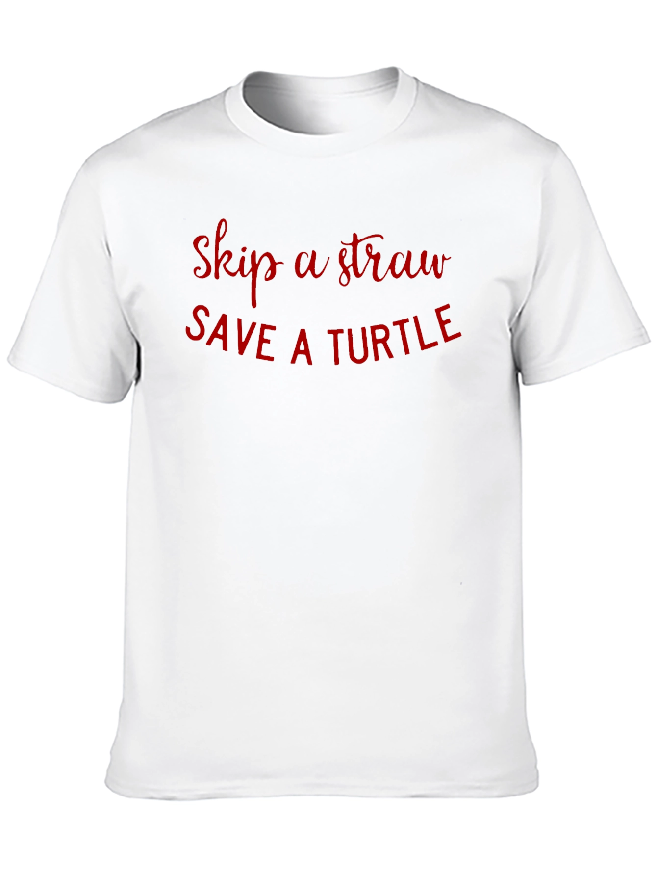 Skip A Straw Save A Turtle Graphic Tee