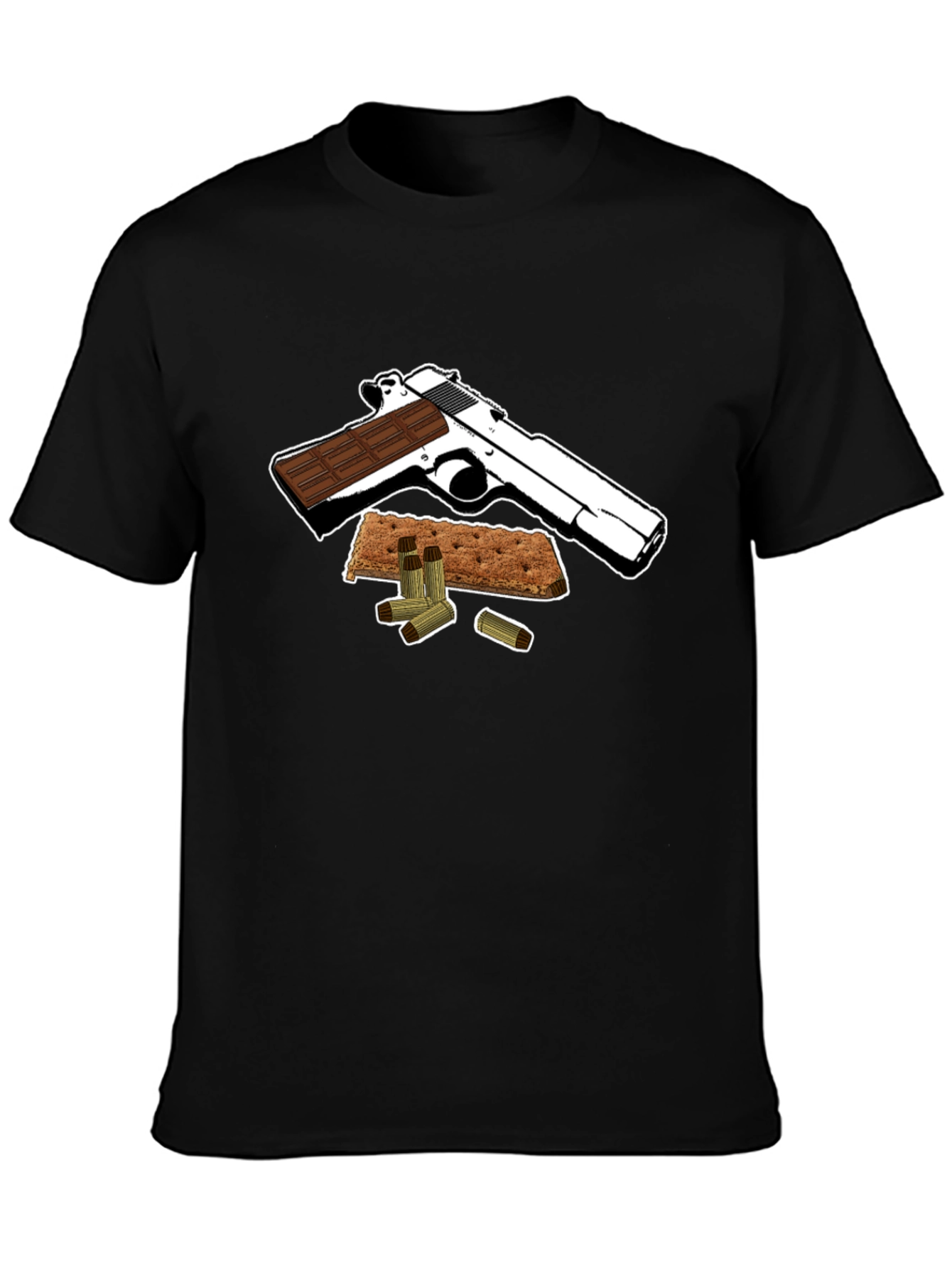 Smores Gun T-Shirt - Funny Dessert Graphic Tee