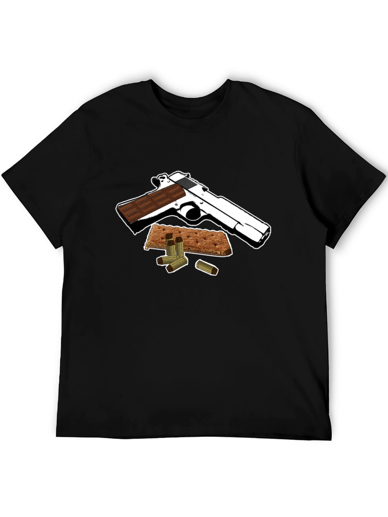 Smores Gun T-Shirt - Funny Dessert Graphic Tee