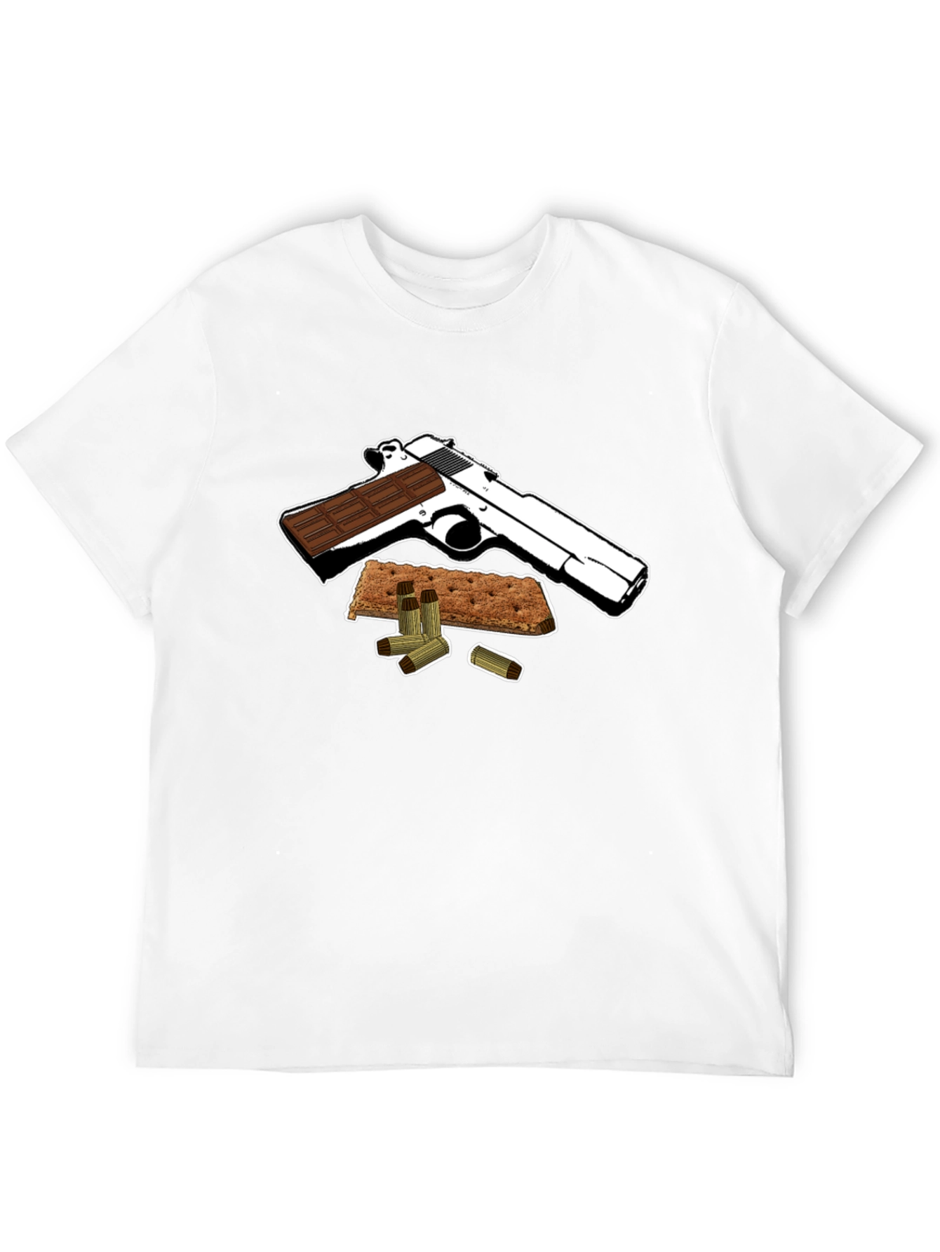 Smores Gun T-Shirt - Funny Dessert Graphic Tee