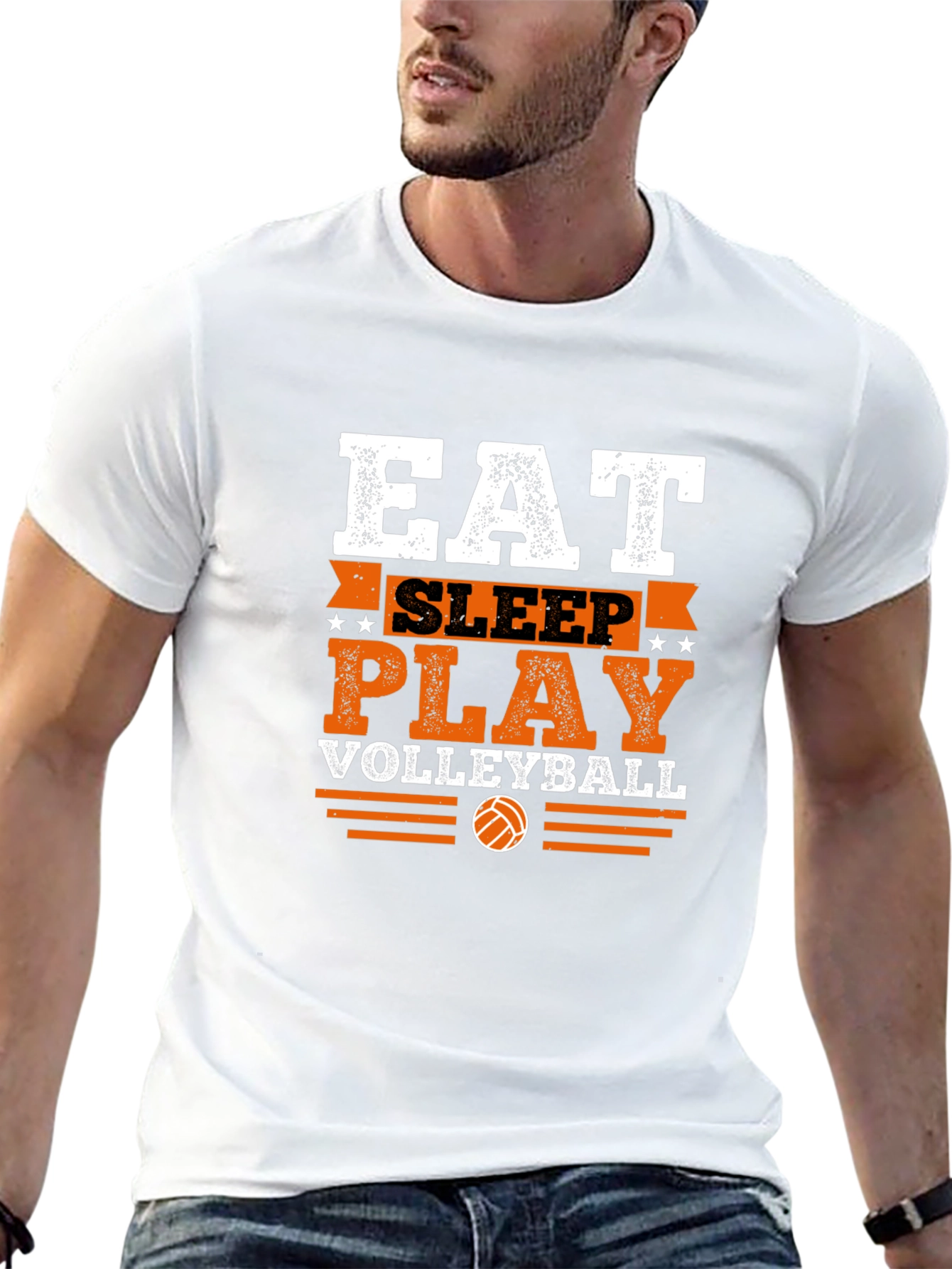 Eat Sleep Play Volleyball Graphic Tee
