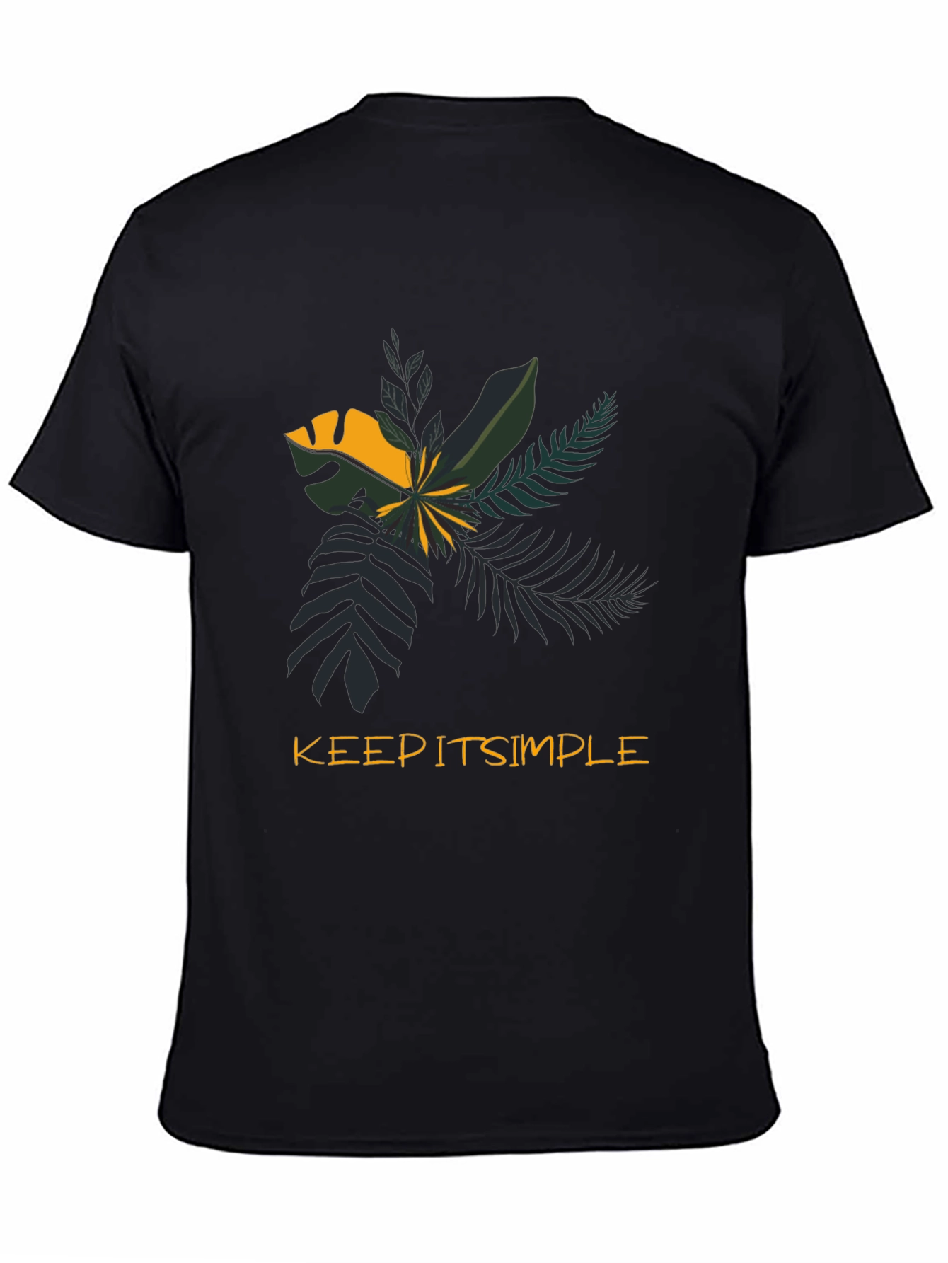 Keep It Simple Tropical Graphic Tee